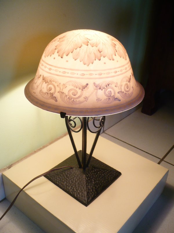 Lampe art déco